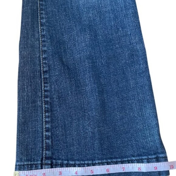 Gap blue long & lean flare jeans size 10 - Picture 9 of 9